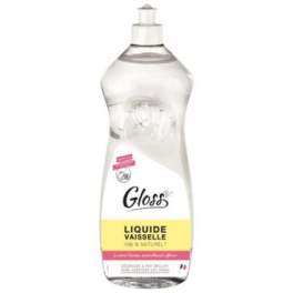 Lavavajillas líquido brillante 1l aceites esenciales limón - GLOSS - Référence fabricant : 380972