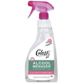 Alcool per uso domestico lucido 70° spray 750ml - GLOSS - Référence fabricant : 680158