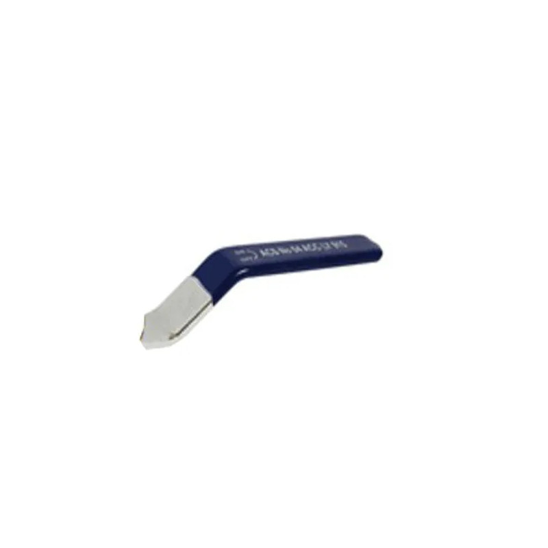 Flacher Griff für Absperrhahn 33X42, Stahl, blau