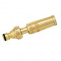 Brass watering wand, 2 jets, quick coupling, L.220 mm