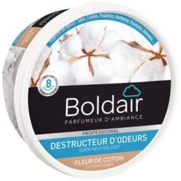Destructeur d'odeurs Boldair bloc gel 300g fleur de coton - Boldair - Référence fabricant : 471821