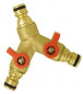Y-junction with quick-release valve