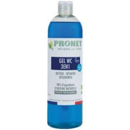 Gel wc descaler deodorant 98% natural 500ml - PRONET NATURE - Référence fabricant : 701053