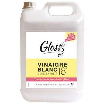 Gloss white vinegar 18° 5l