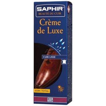 Crema di lusso 75ml tubo marrone scuro applicatore Saphir