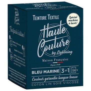 Teinture textile haute couture bleu marine 350g