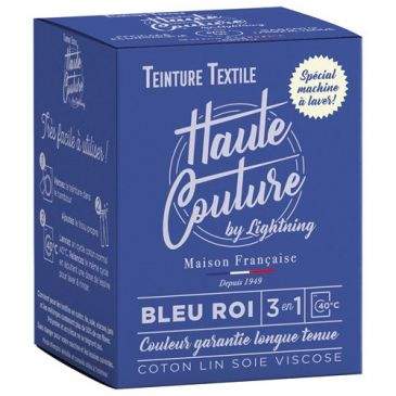 Teinture textile haute couture bleu roi 350g