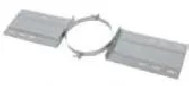 Supporto per tetto GALVA per pareti doppie - 125/180