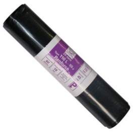 Set of 20 Black Reinforced Garbage Bags 110 L 55 microns - SPHERE - Référence fabricant : 216754