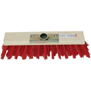 Red pvc road sweeper 31cm