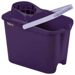 Rectangular bucket 14l + wringer lilac - MERY - Référence fabricant : 226259