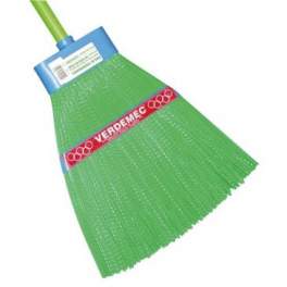Green fiber broom + handle - MACHIERALDO - Référence fabricant : 795385