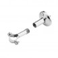 Morsetto regolabile: D.16, ottone cromato