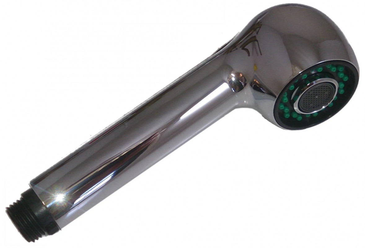 Keukenhanddouche met 2 chromen stralen