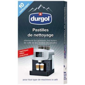 Durgol pastille de nettoyage machine à café x10