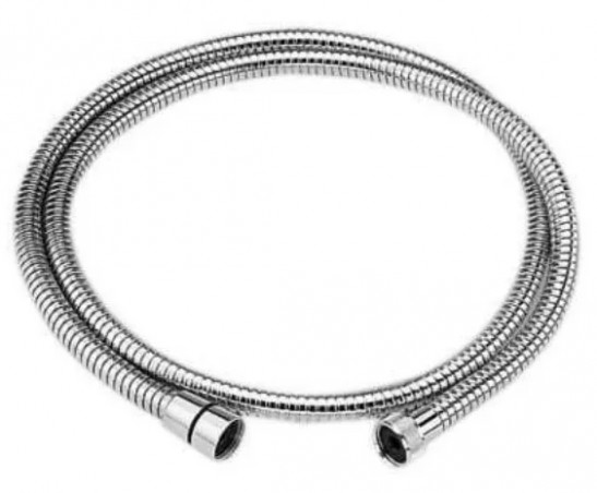 Flexible de douche en laiton double agrafage 1,25m