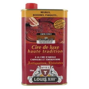 Liquid wax Louis XIII 500ml dark oak