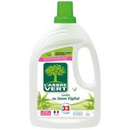 Arbre vert lessive savon vegetal 1.5l 33 lavages - L'ARBRE VERT - Référence fabricant : 519109
