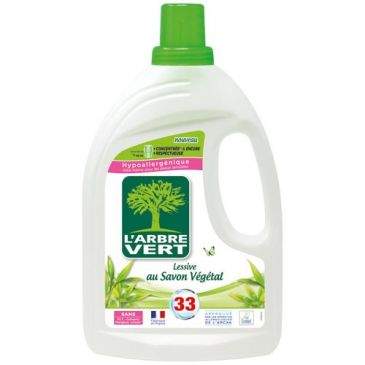 Arbre vert lessive savon vegetal 1.5l 33 lavages