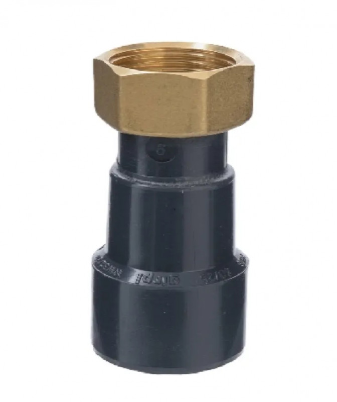 2-delige vrouwelijke PVC drukconnector 50 mm, vrouw 50x60