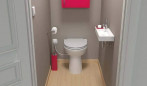 SANICOMPACT afvoer 43", wit