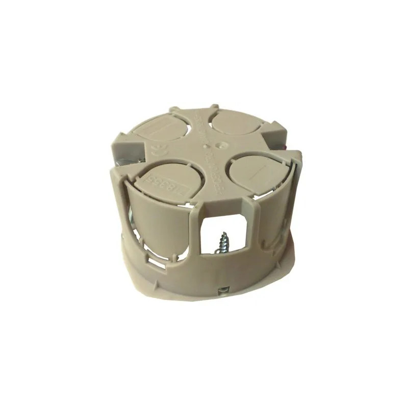 Enkele gele inbouwdoos, diepte 40 mm, diameter 65