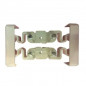 Set di 2 tasselli per stampaggio 32x12,5 mm Set di 2 tasselli per stampaggio 32x12,5 mm