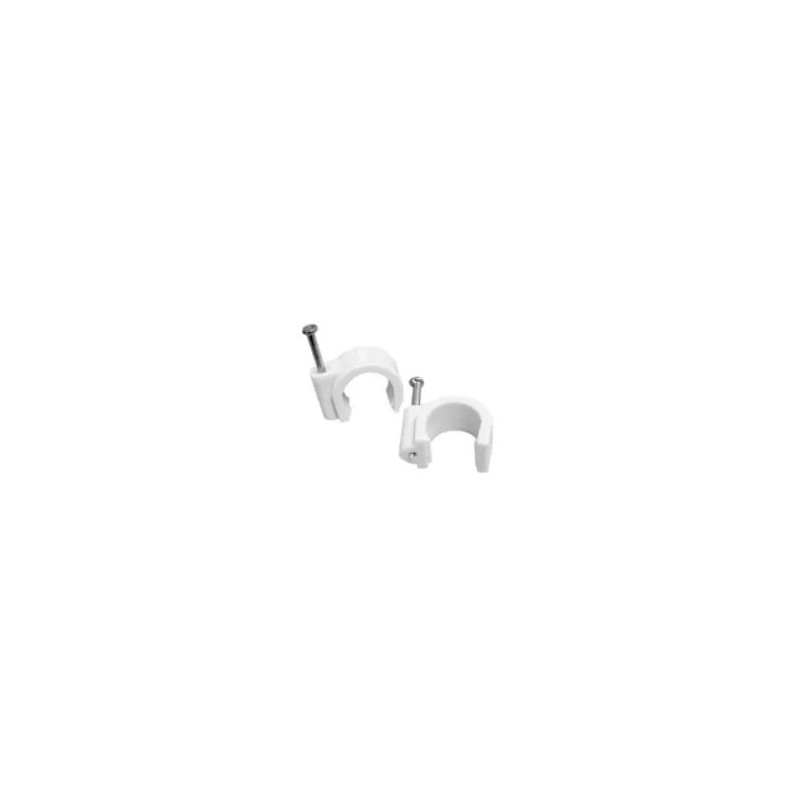 Witte jumper, ronde kabel 3/4 mm (25 stuks)