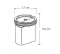 Bung cup for shower tray : D.90 - SAS - Référence fabricant : SAST9881401