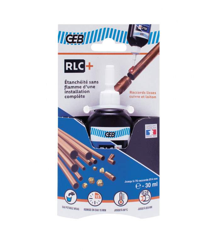 Resina de conexión sin soldadura RLC+ para cobre y latón, 30 ml.
