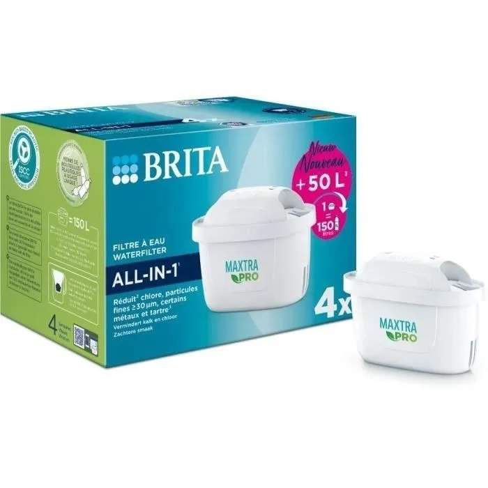 Cartouche Maxtra pro All in one pack, 4 pièces pour carafe Brita.