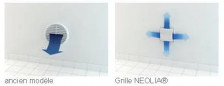 NEOLIA design ventilatierooster diameter 125 Wit