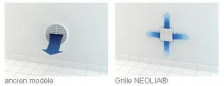 NEOLIA design ventilatierooster diameter 125 Sablee