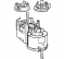 Récepteur pour commande de WC pneumatique, double touche - Geberit - Référence fabricant : GETRE240574001