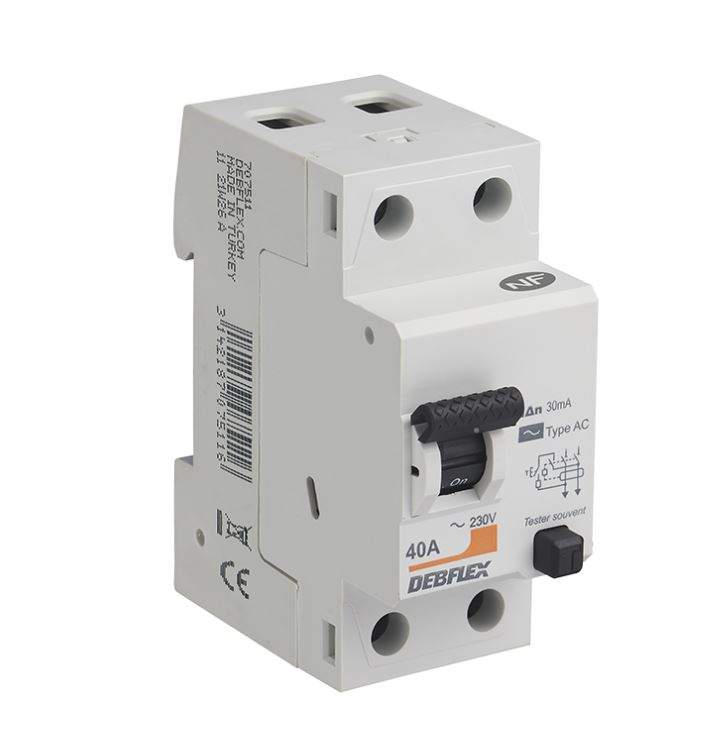 Differential switch 2P 30MA 40A type AC