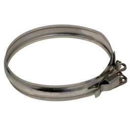 Collar de seguridad de acero inoxidable de 125 mm - TEN tolerie - Référence fabricant : 681250