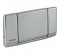 One-touch highline metal plate (public place) - Geberit - Référence fabricant : GETP115151