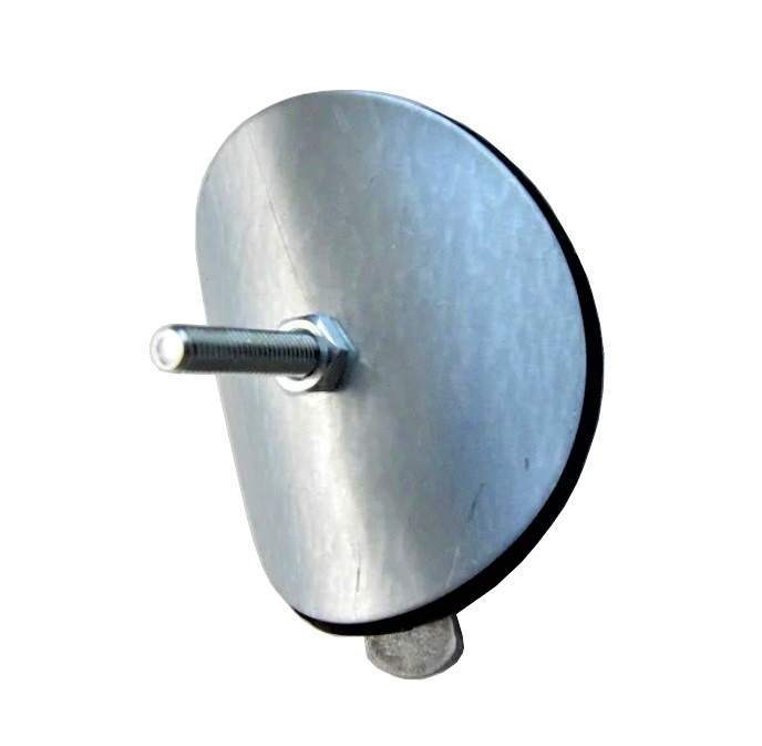 Column stopper, hermetic plug galvanized steel, diameter 80 mm
