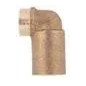 Elleboog met lange schroefdraad 15X21/12