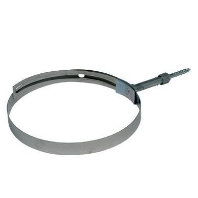 Adjustable telescopic stainless steel collar 80 to 140mm