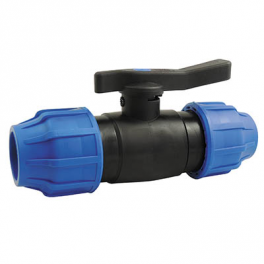 Polypropylene compression valve for PE/PPR pipes, diameter 20 mm - CODITAL - Référence fabricant : 5005970002000