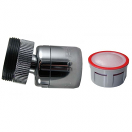 Adjustable aerator 4.5L / min, female 22x100 and male 24x100 - ECOPERL - Référence fabricant : 040359-C