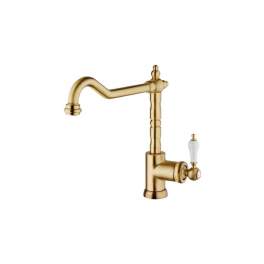 Dream" kitchen faucet, DUOMO old brushed brass. - PF Robinetterie - Référence fabricant : 88FS572