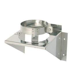 Adjustable stainless steel wall bracket, D.125 - TEN tolerie - Référence fabricant : 810125
