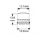 Mousseur aérateur intégré 6L / minute, mâle 16.5 x 100 - ECOPERL - Référence fabricant : ECPMO010619C