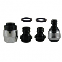 Jet breaker kit 6 litres/min 2 jets and 1/2'' & 3/4'' flexible quick connector - ECOPERL - Référence fabricant : 040982-C