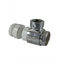 Automatic diverter valve for faucets, 6L / minute, F22 x 100 and M24 x 100 - ECOPERL - Référence fabricant : 040196-C