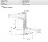 Schuifdeurafdichting voor douche 2x1,95 m