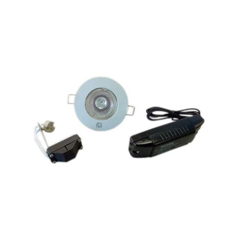Alufix plus transfo diameter 50 Wit 50W elektronische inbouwspot