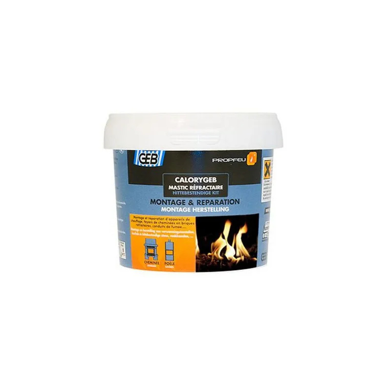Calorygeb vuurvaste stopverf, pot 600g